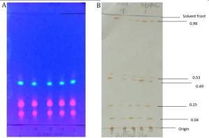 Quality Control of Herbal Drug (Paxherbal Bitter Tea) Via Thin-Layer Chromatography and Phytoconstituent Analysis Figures